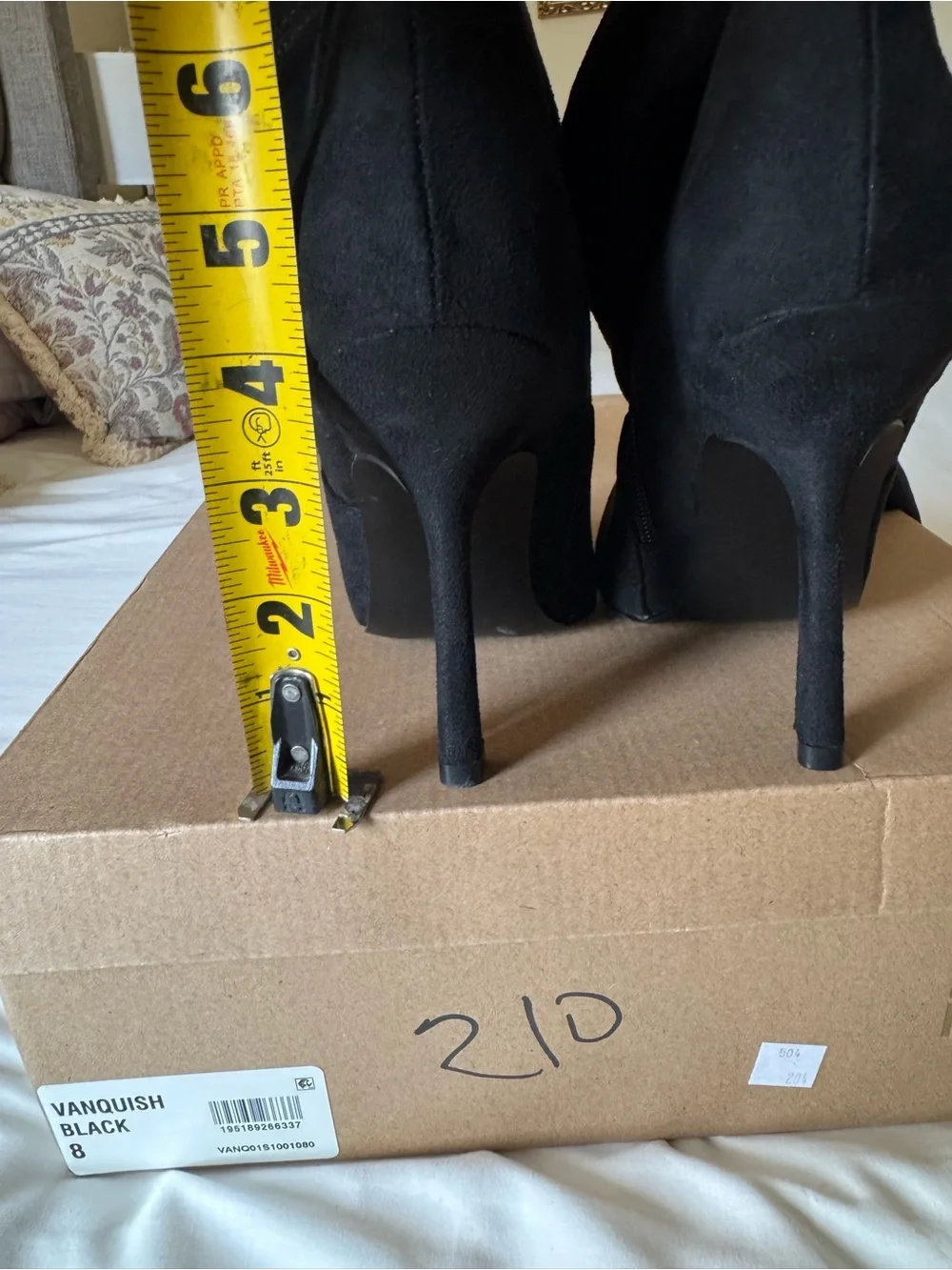 Steve Madden Black Over-the-Knee Stiletto Boot
